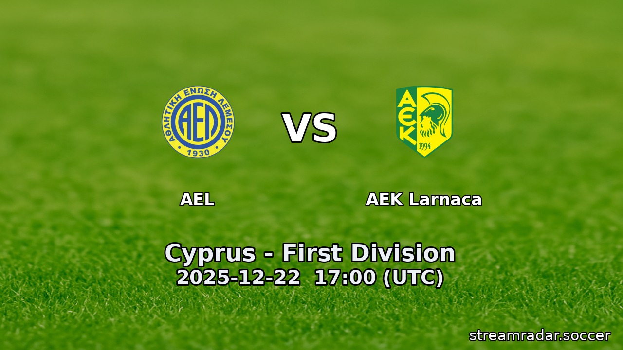 AEL vs AEK Larnaca