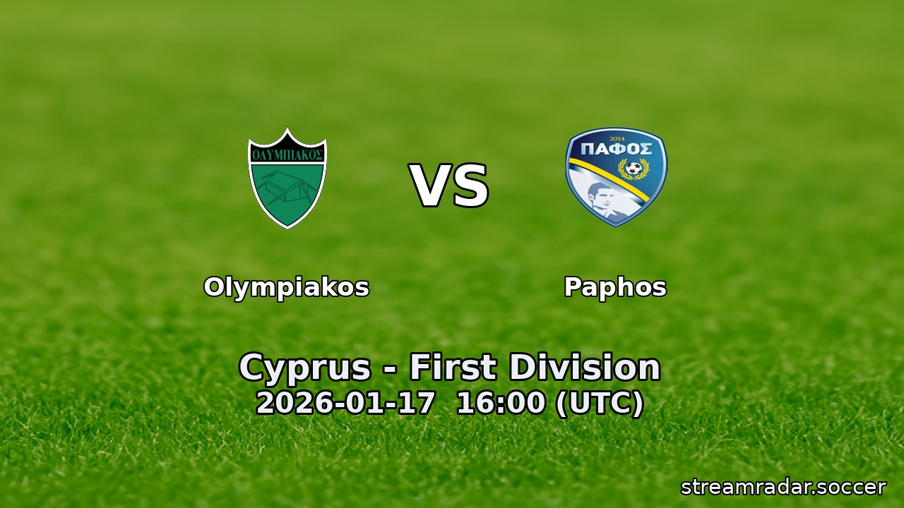 Olympiakos vs Paphos