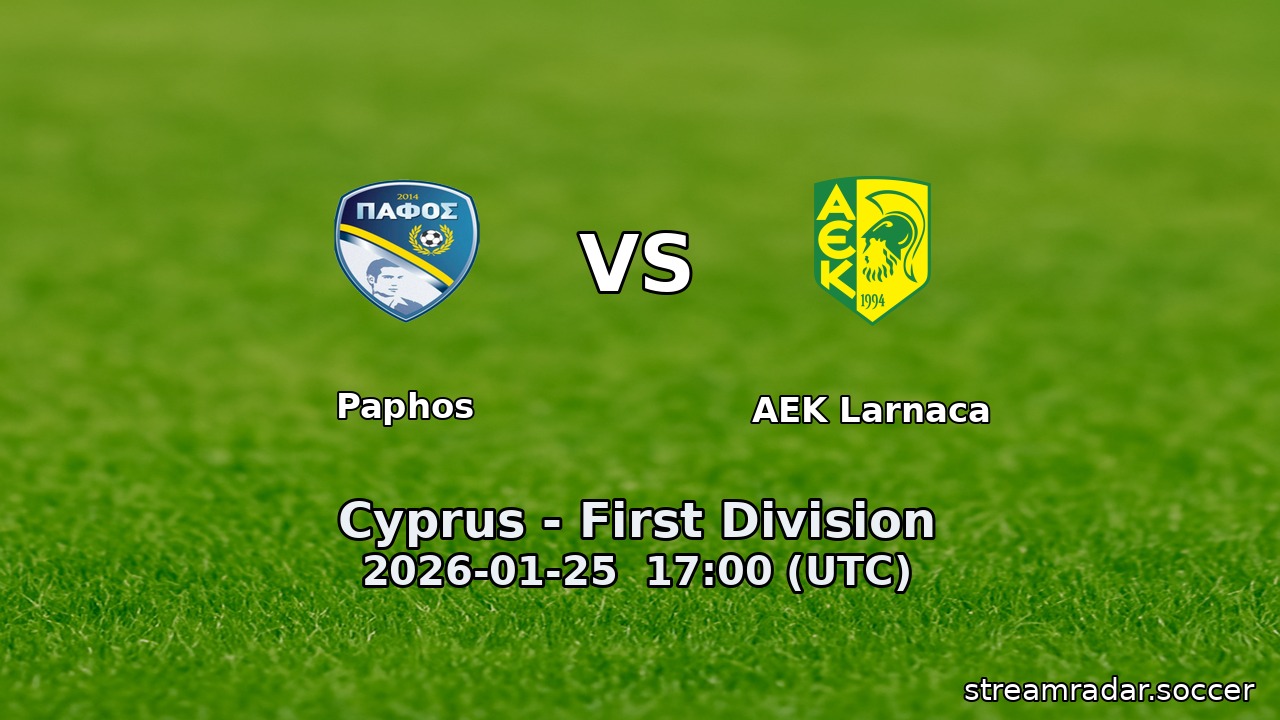 Paphos vs AEK Larnaca
