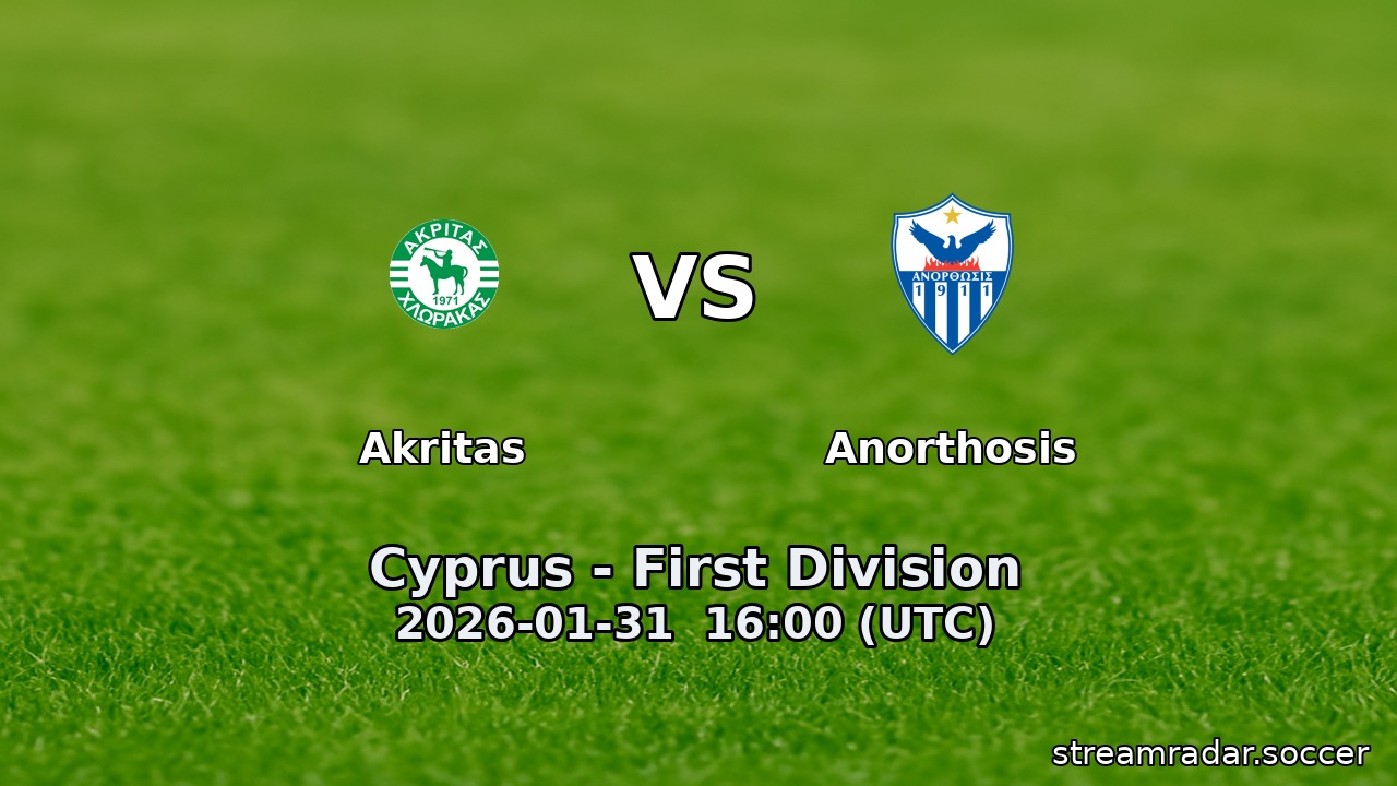 Akritas vs Anorthosis