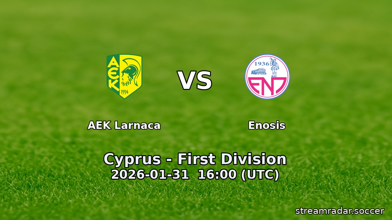 AEK Larnaca vs Enosis