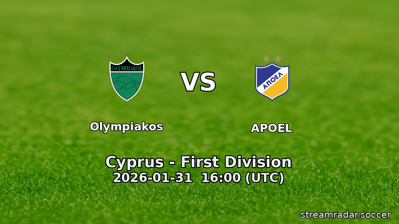 Olympiakos vs APOEL