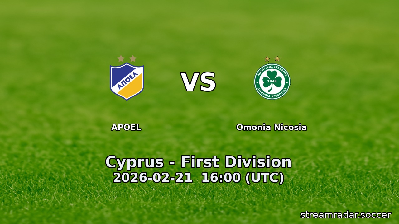 APOEL vs Omonia Nicosia