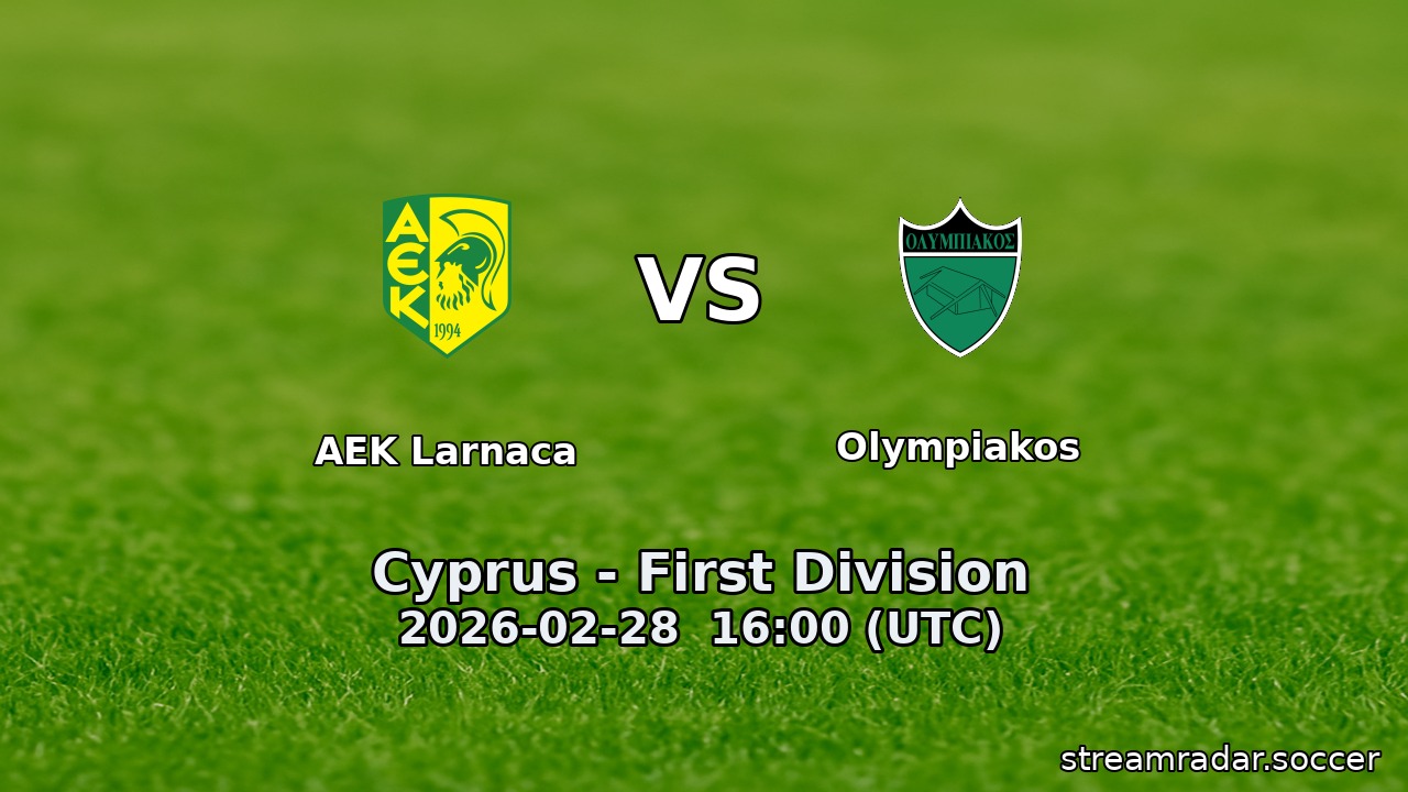 AEK Larnaca vs Olympiakos