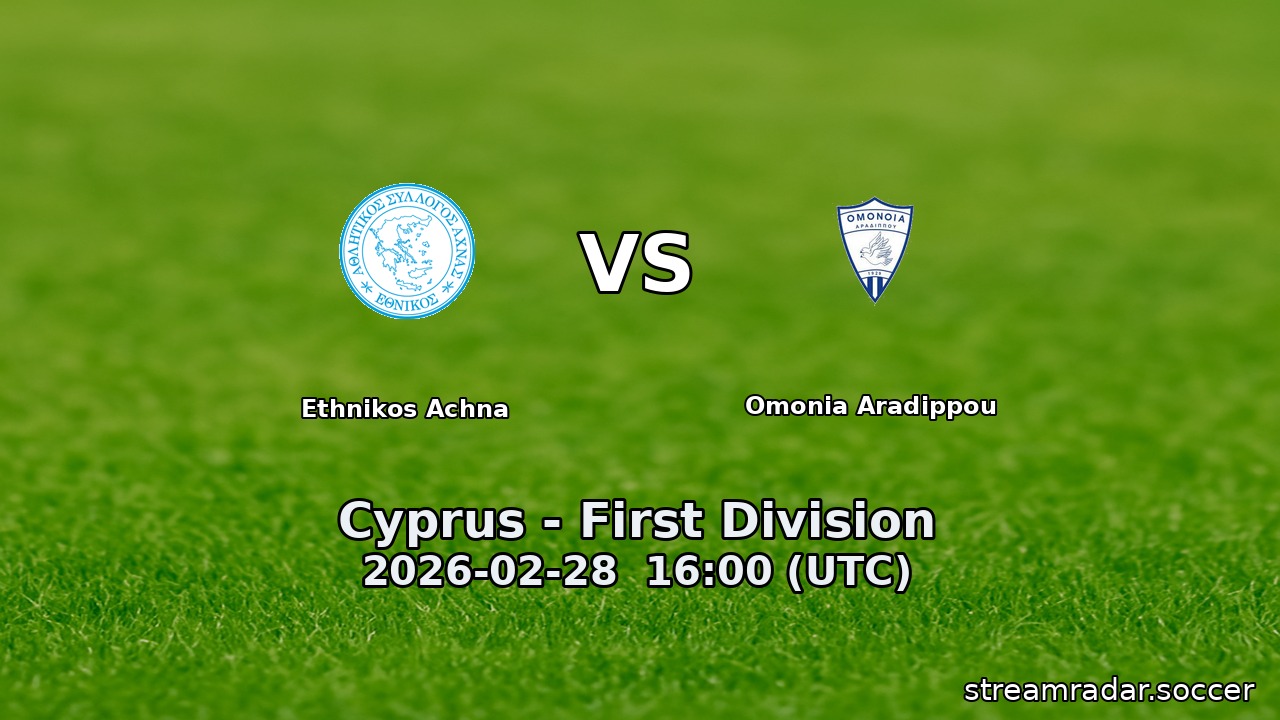 Ethnikos Achna vs Omonia Aradippou