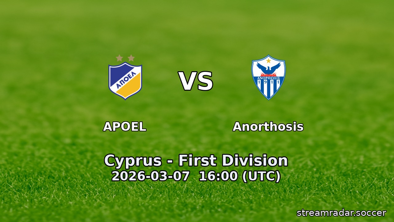 APOEL vs Anorthosis