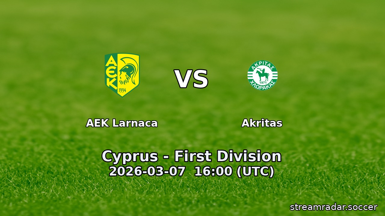 AEK Larnaca vs Akritas