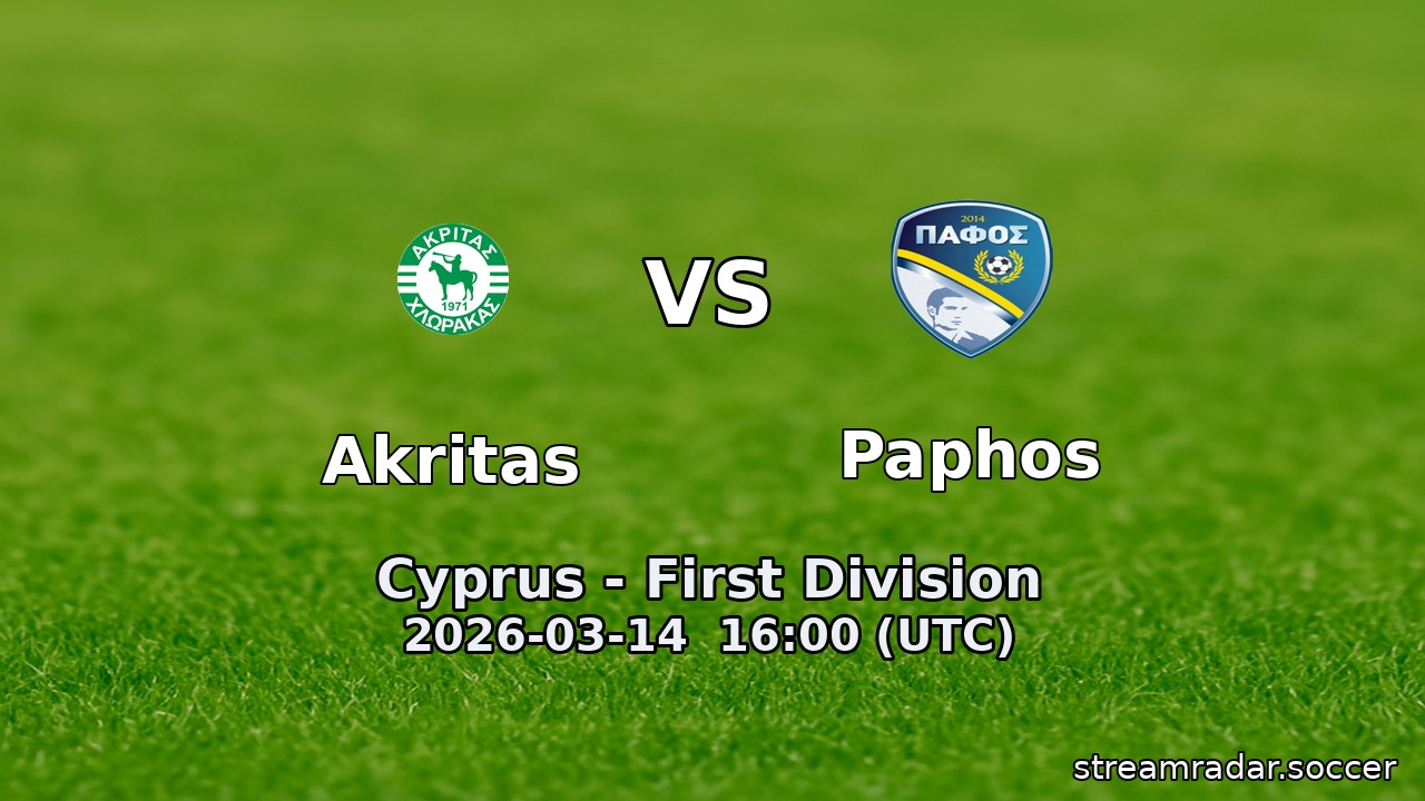 Akritas vs Paphos
