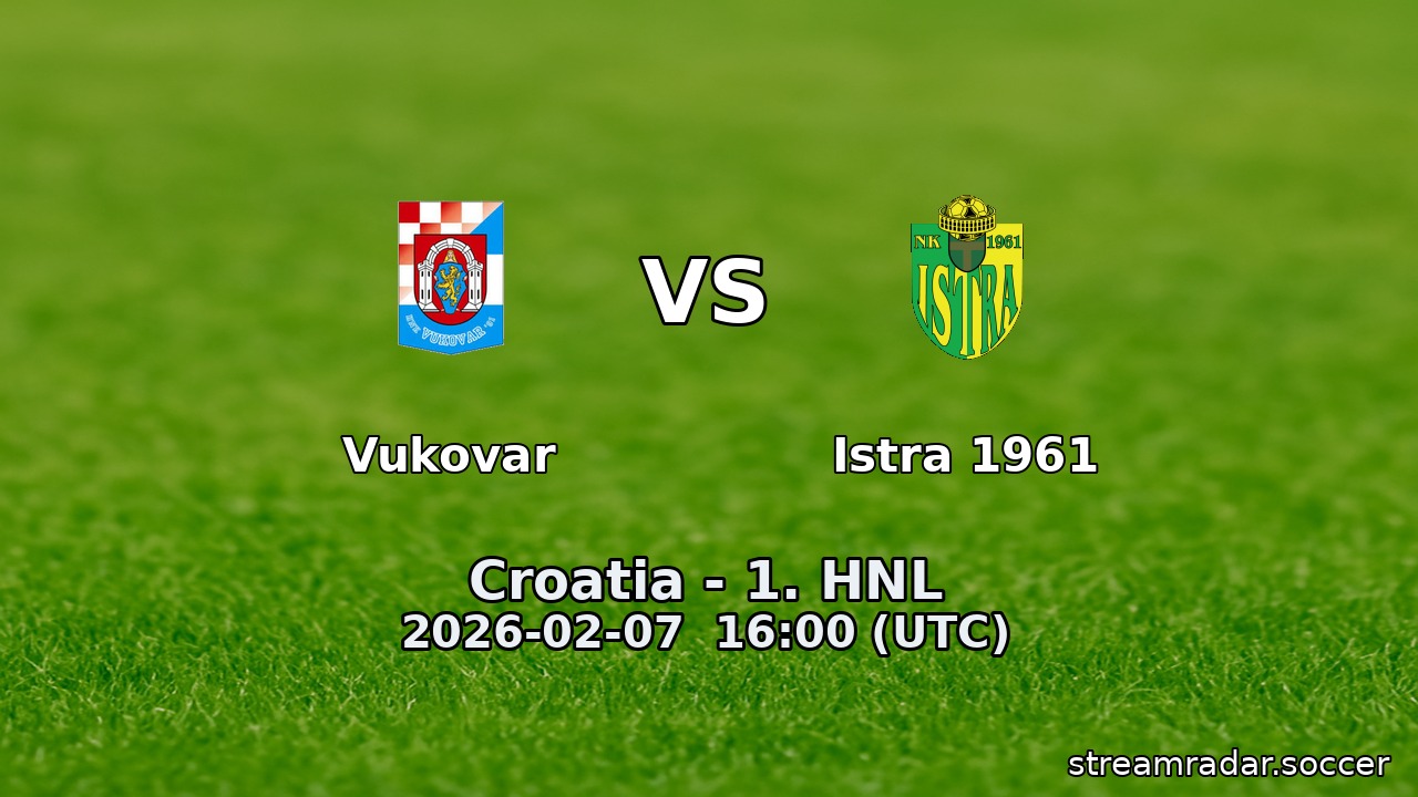 Vukovar vs Istra 1961