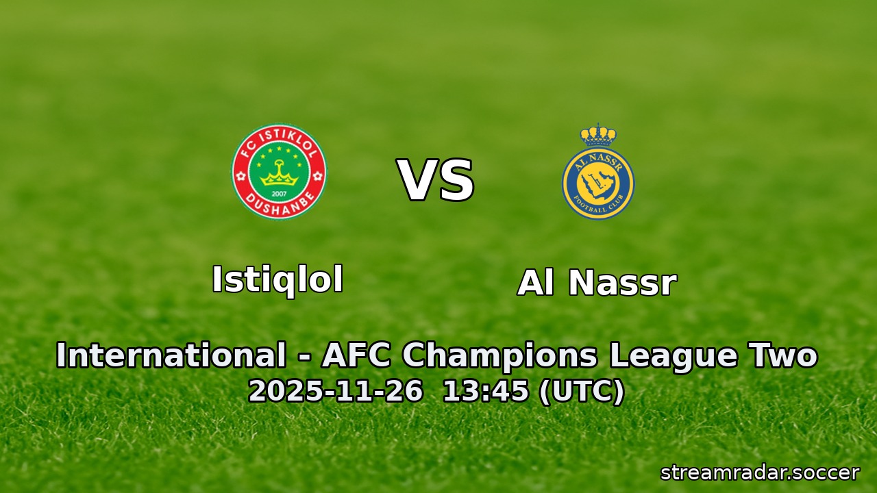 Istiqlol vs Al Nassr