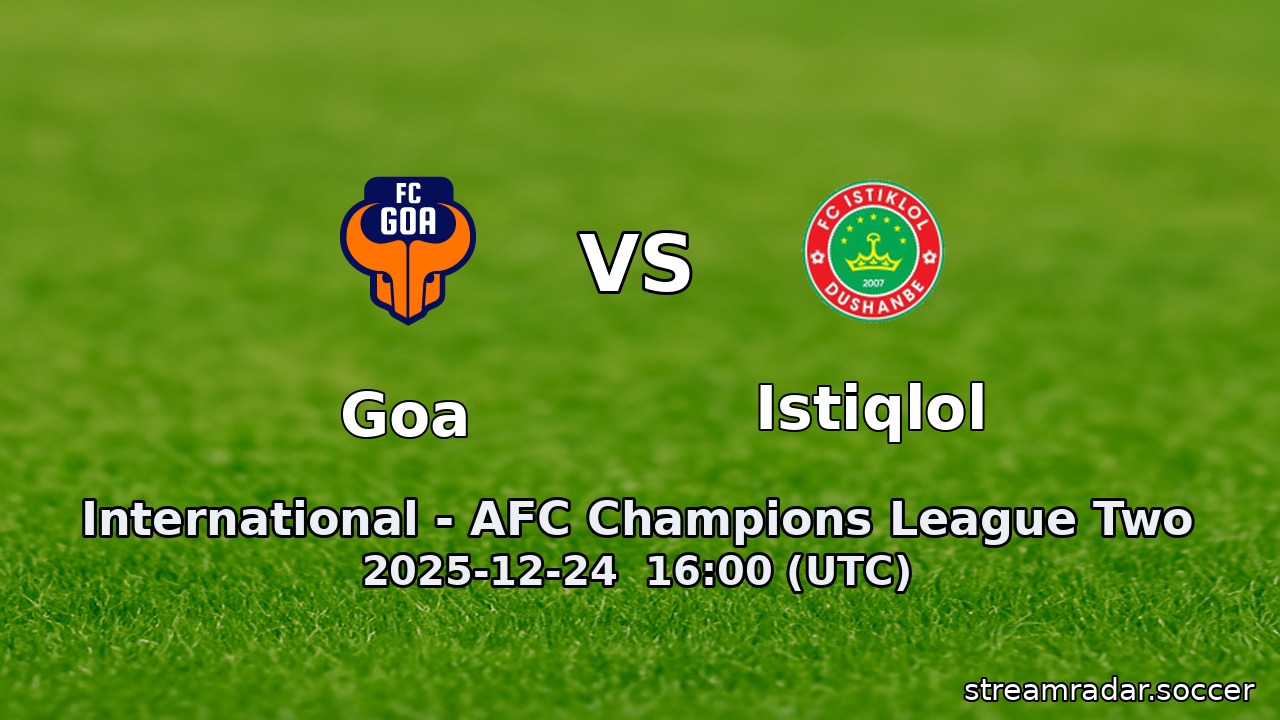 Goa vs Istiqlol