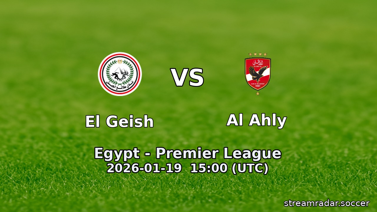 El Geish vs Al Ahly