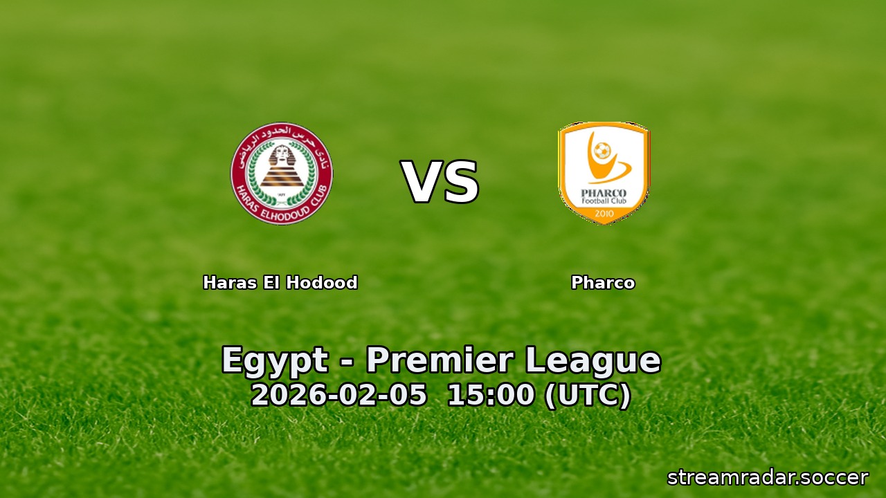 Haras El Hodood vs Pharco