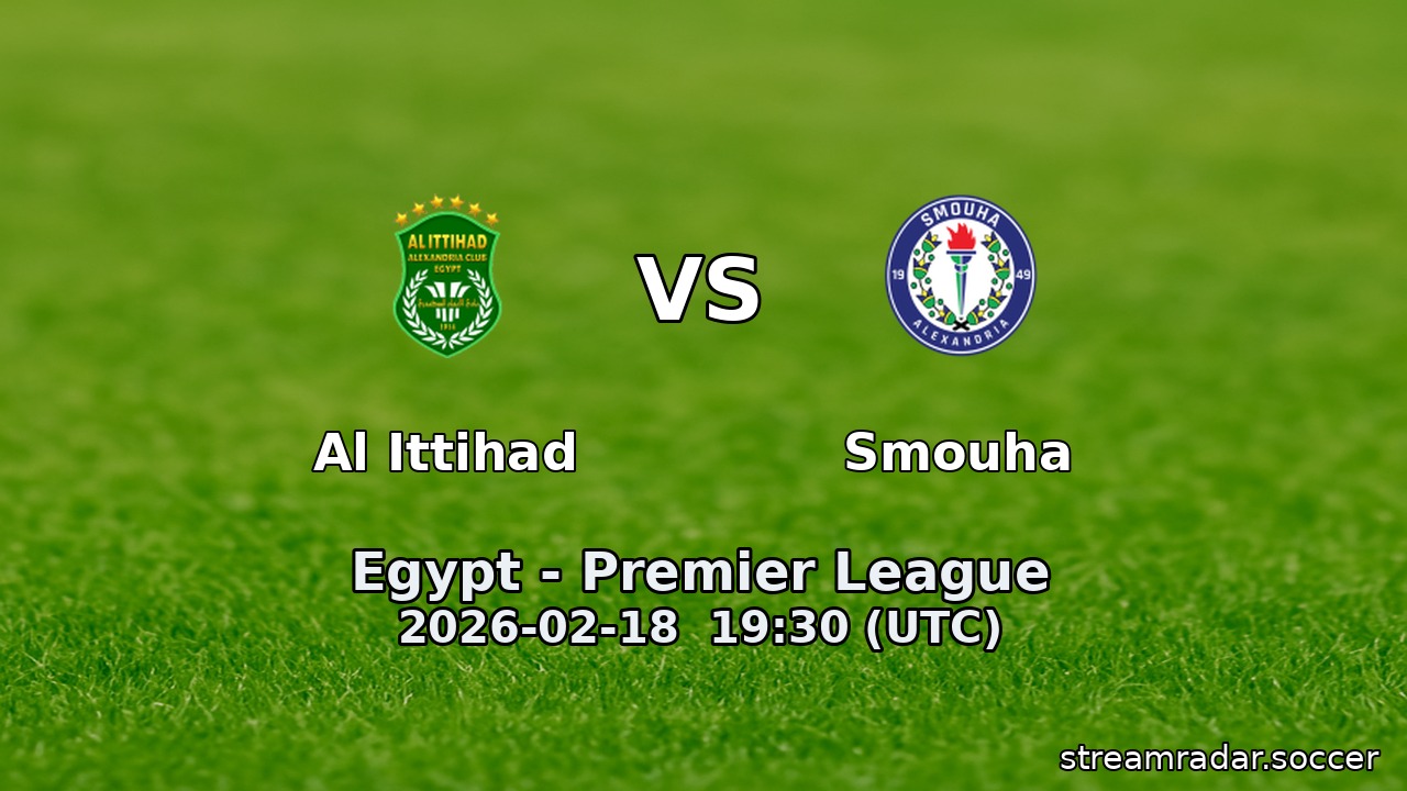Al Ittihad vs Smouha