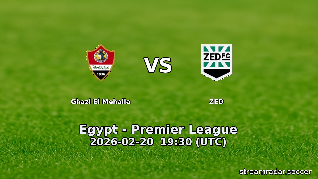 Ghazl El Mehalla vs ZED