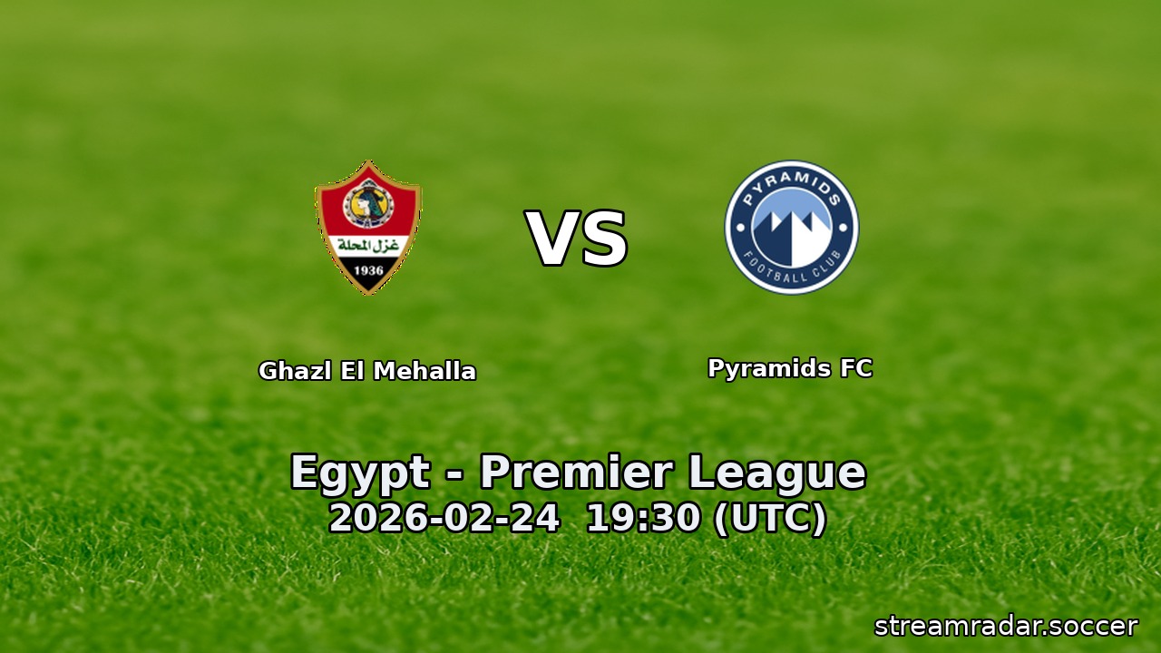 Ghazl El Mehalla vs Pyramids FC
