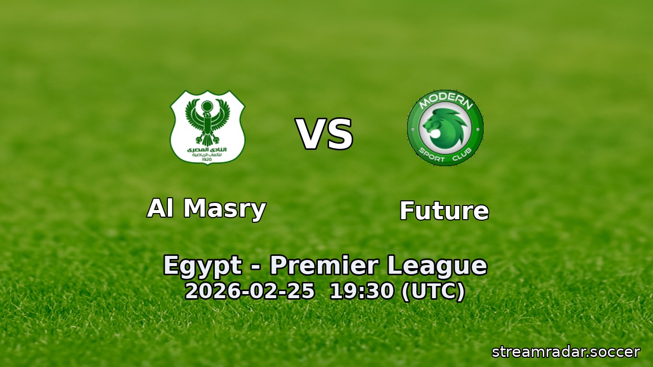 Al Masry vs Future