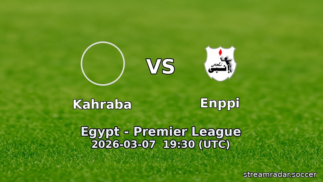 Kahraba vs Enppi