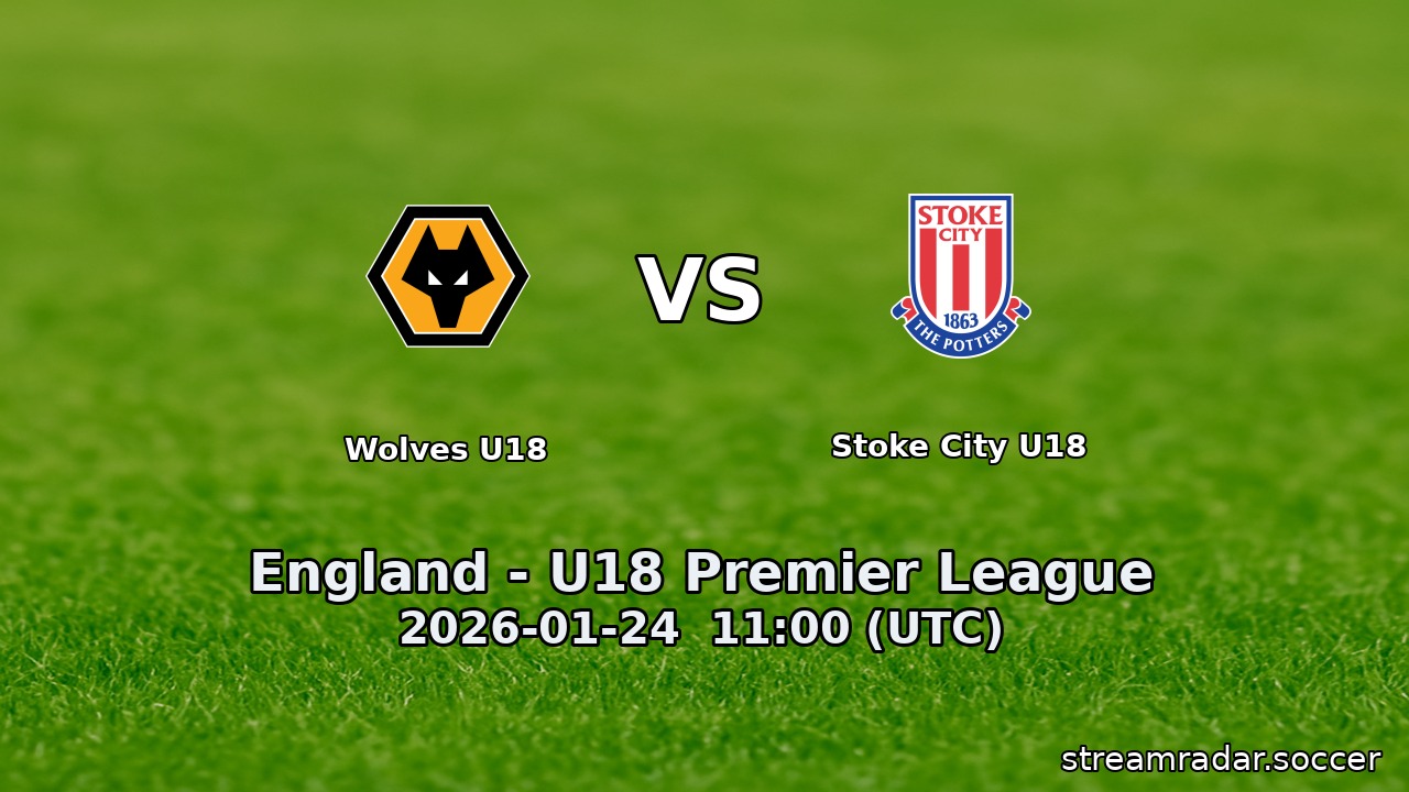 Wolves U18 vs Stoke City U18