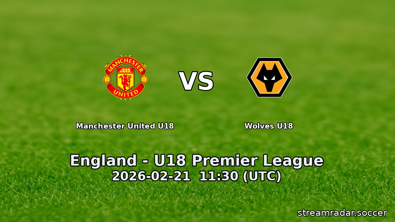 Manchester United U18 vs Wolves U18
