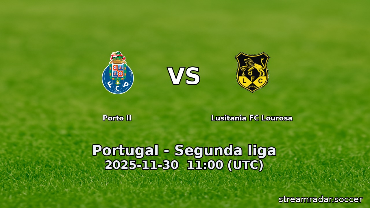 Porto II vs Lusitania FC Lourosa