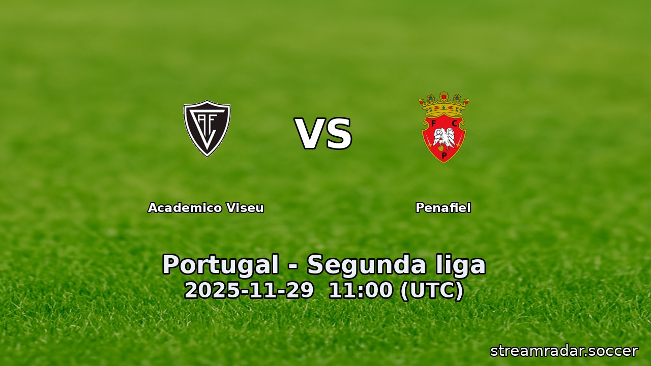 Academico Viseu vs Penafiel