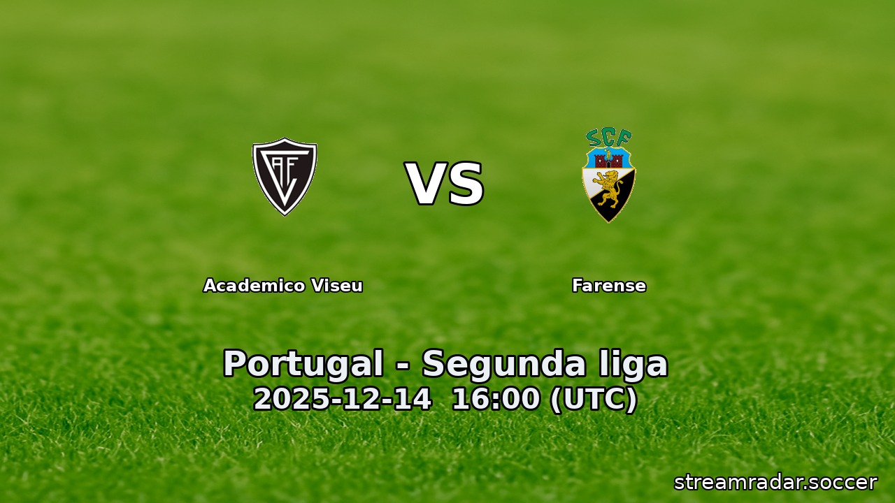Academico Viseu vs Farense