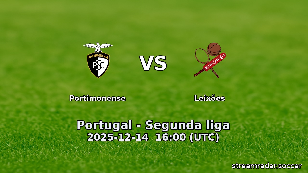 Portimonense vs Leixões