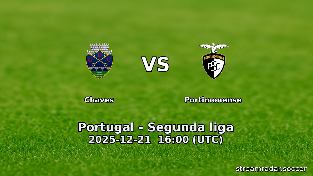 Chaves vs Portimonense