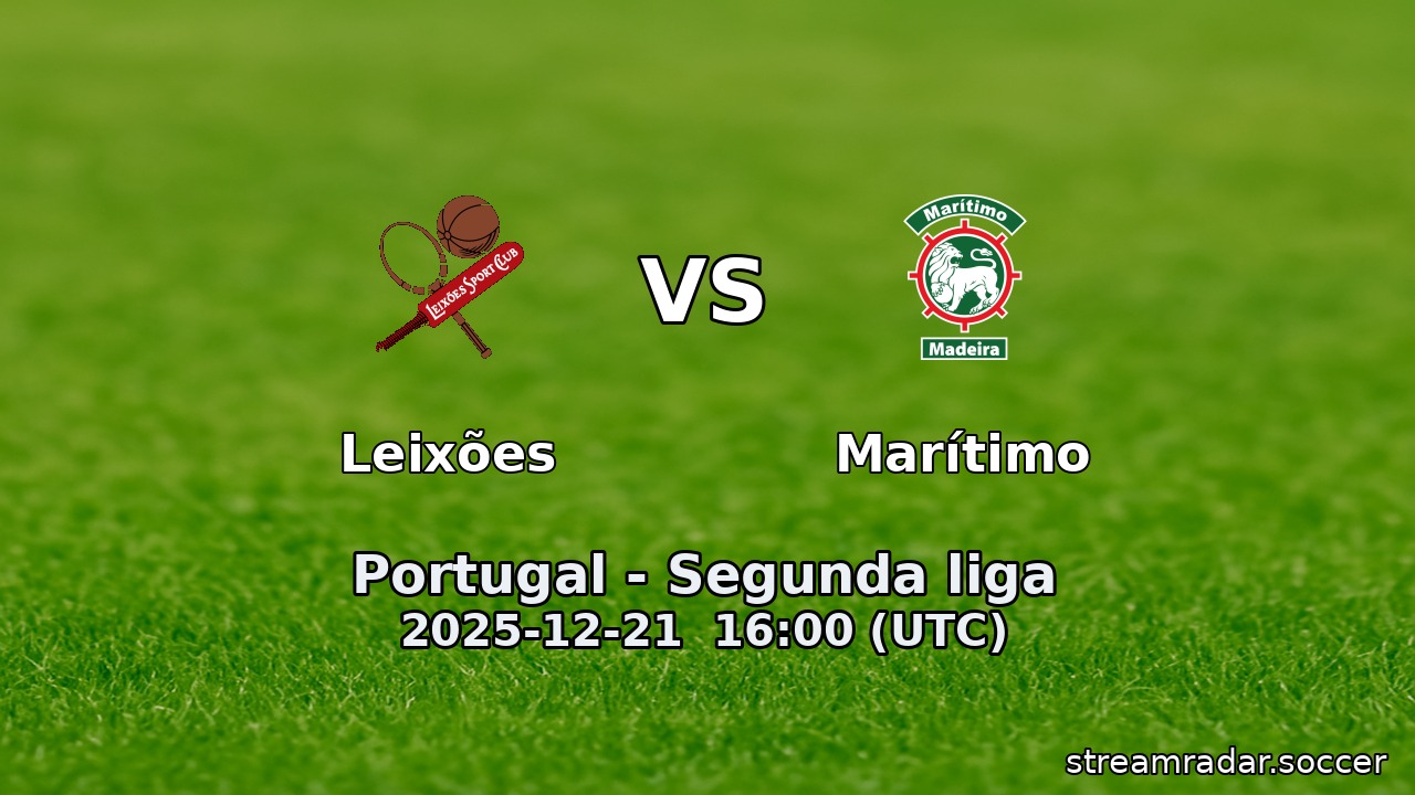 Leixões vs Marítimo