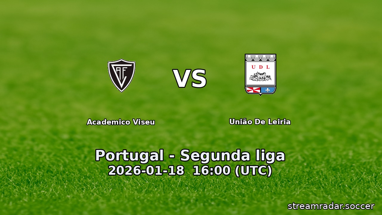 Academico Viseu vs União De Leiria