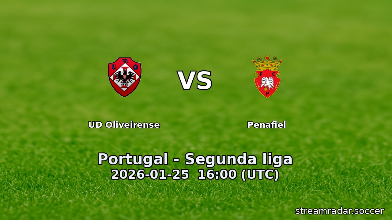 UD Oliveirense vs Penafiel