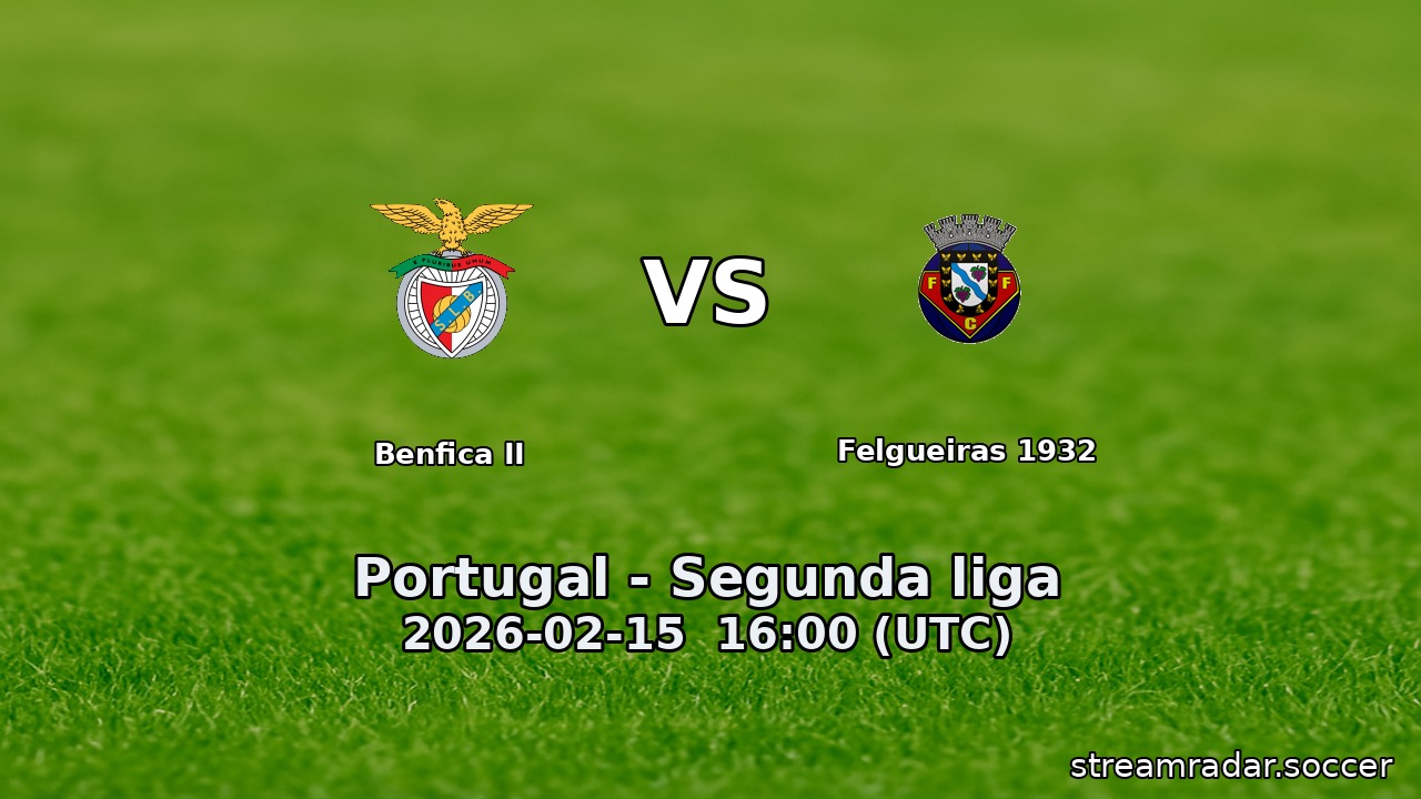 Benfica II vs Felgueiras 1932