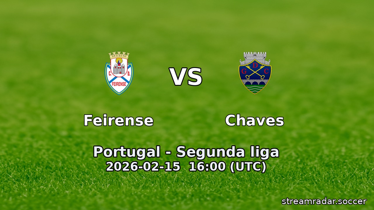 Feirense vs Chaves