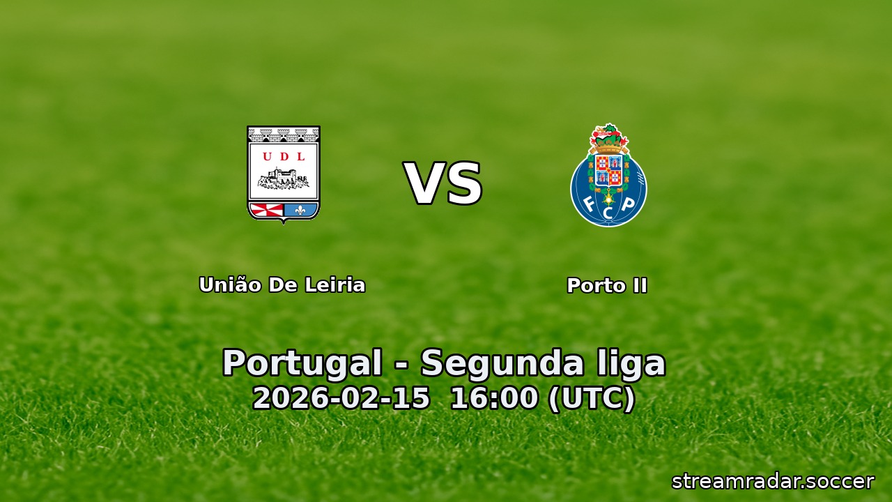 União De Leiria vs Porto II