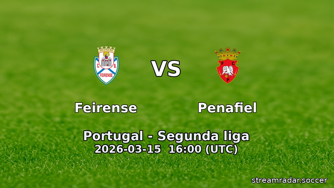 Feirense vs Penafiel