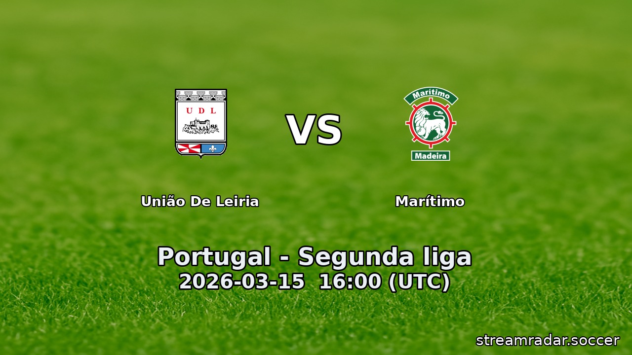 União De Leiria vs Marítimo