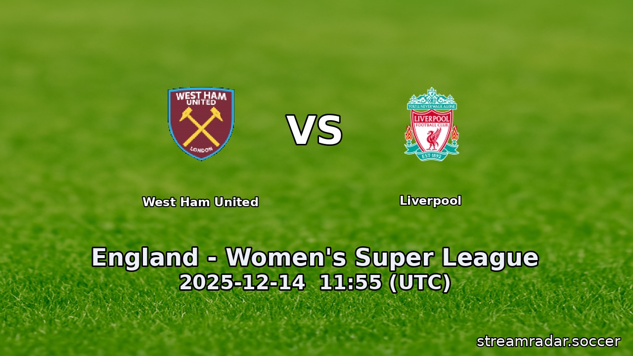 West Ham United vs Liverpool