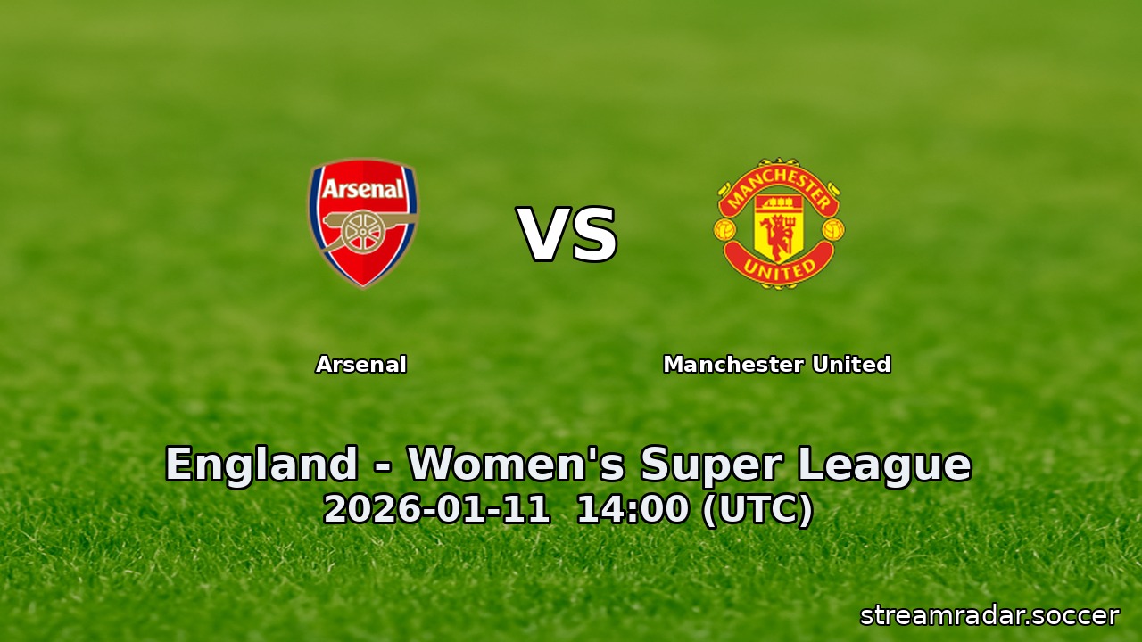 Arsenal vs Manchester United