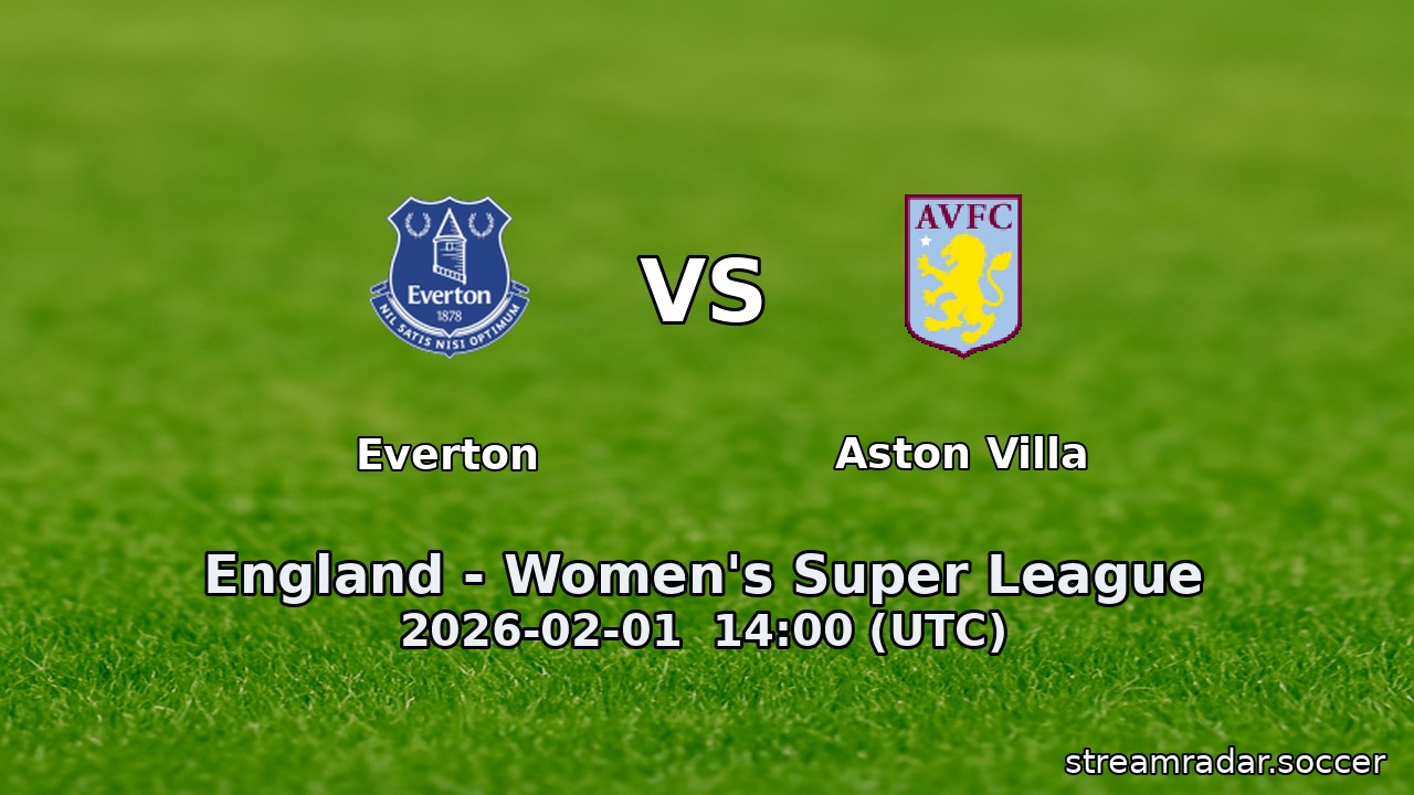 Everton vs Aston Villa