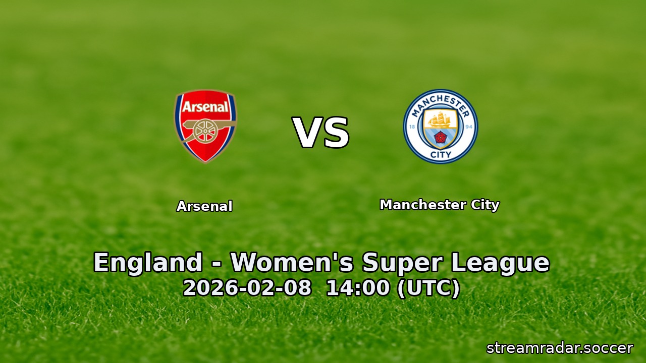 Arsenal vs Manchester City