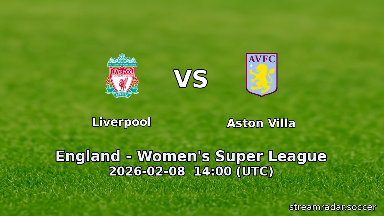 Liverpool vs Aston Villa