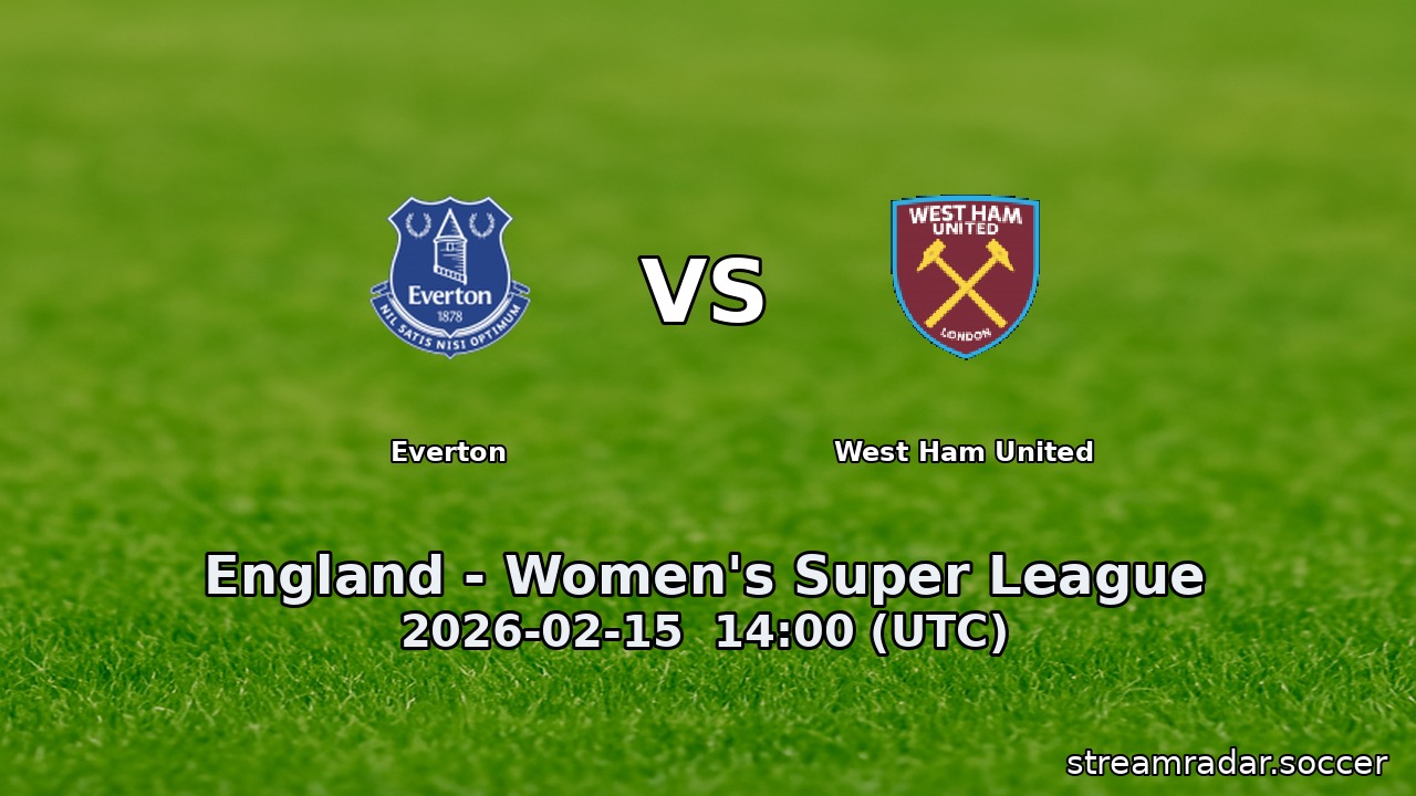 Everton vs West Ham United