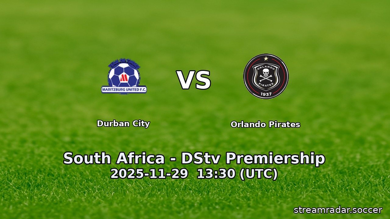 Durban City vs Orlando Pirates