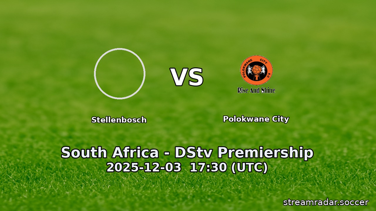 Stellenbosch vs Polokwane City