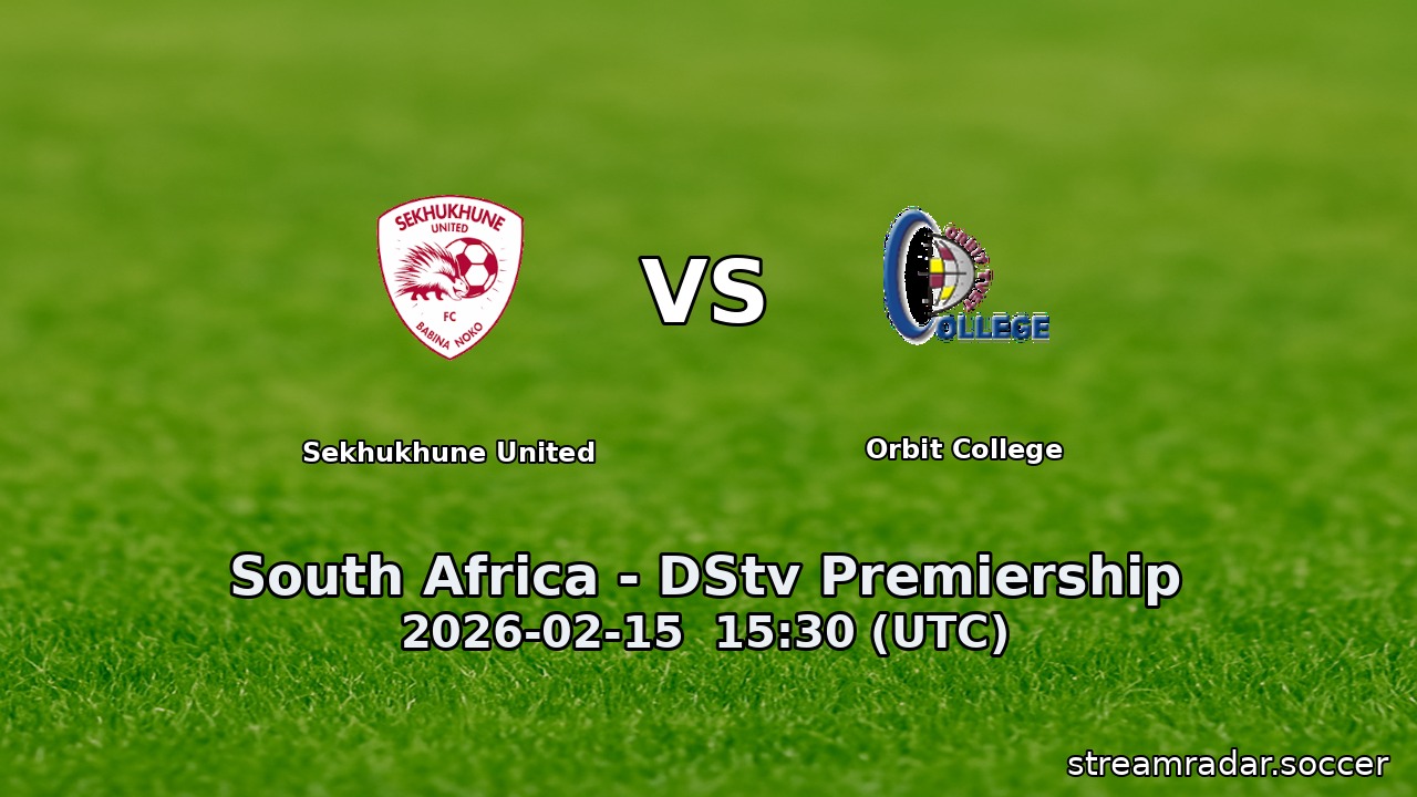 Sekhukhune United vs Orbit College