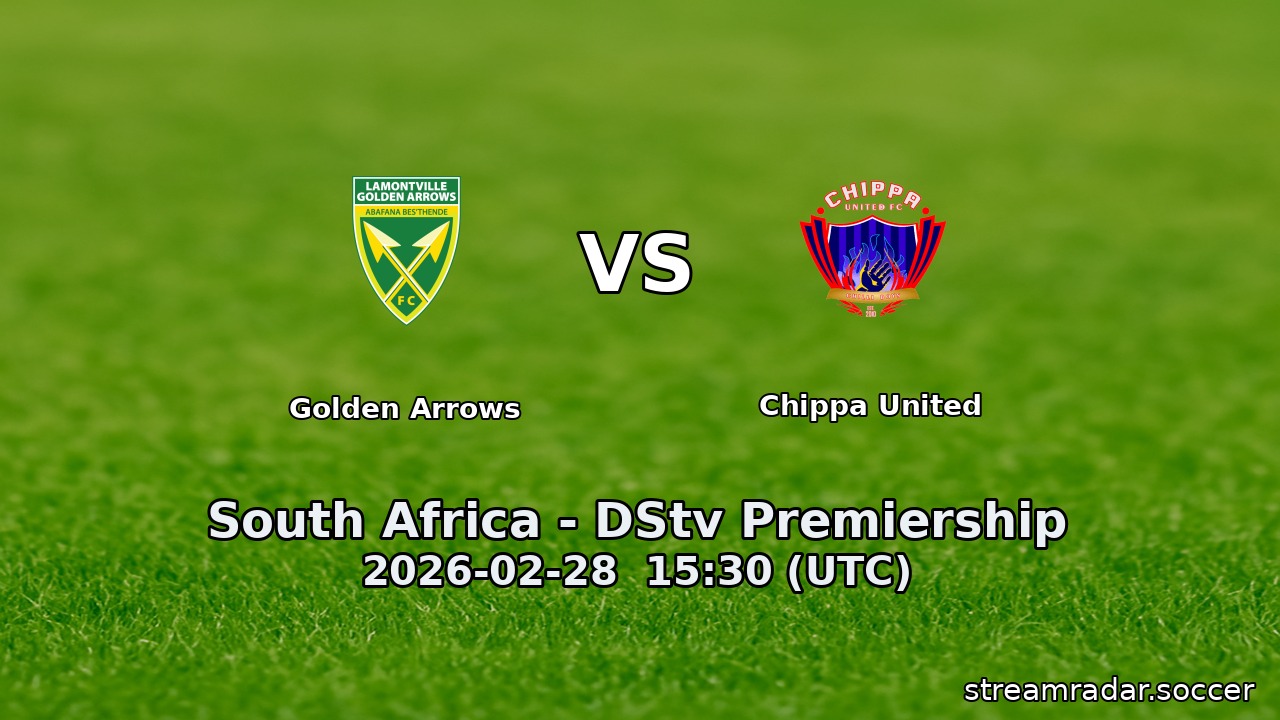 Golden Arrows vs Chippa United