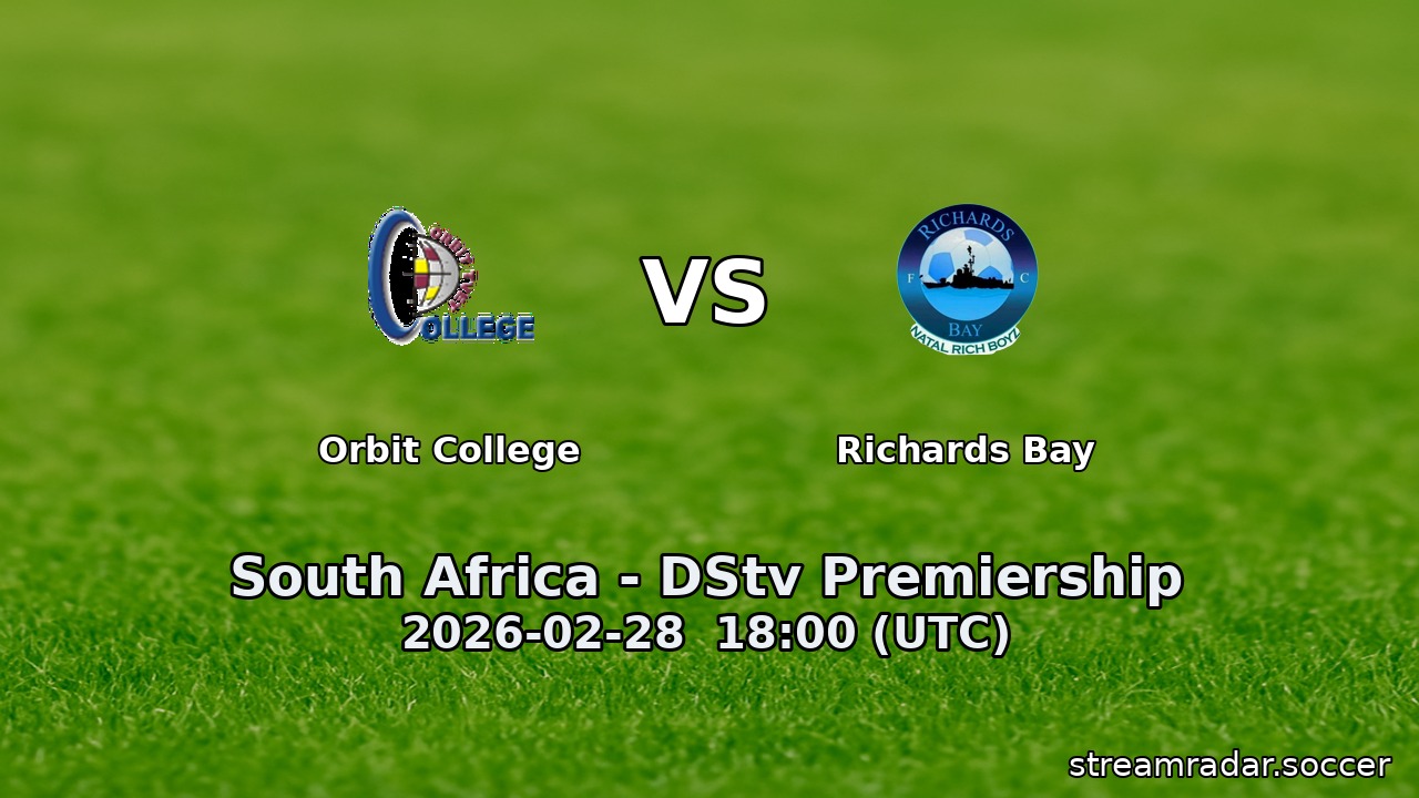 Orbit College vs Richards Bay