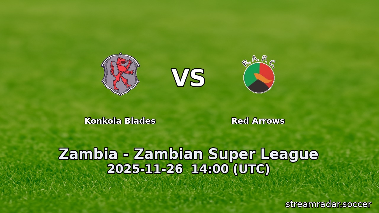 Konkola Blades vs Red Arrows