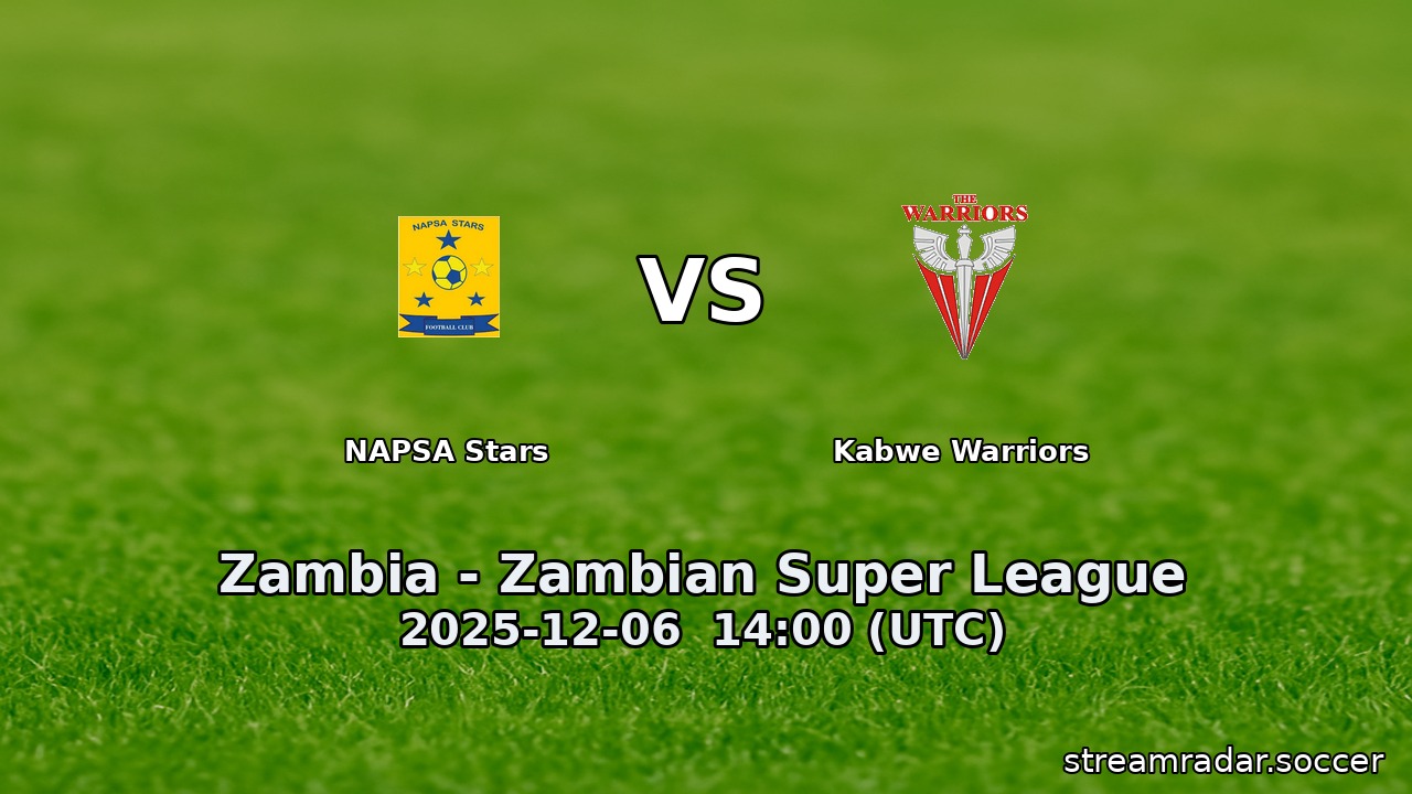 NAPSA Stars vs Kabwe Warriors
